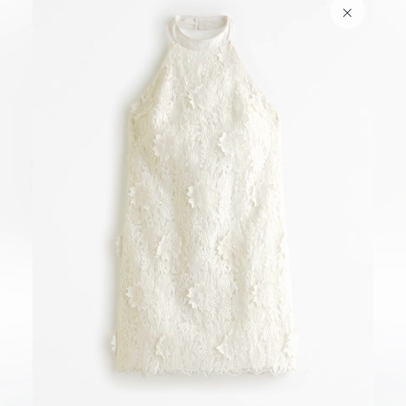 aline lace wedding dress Illusion Neckline A-line Wedding Dress / 
